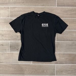 🖤Crooks & Castles Black Graphic Tee “And Deliver Us From Evil” Goth Streetwear